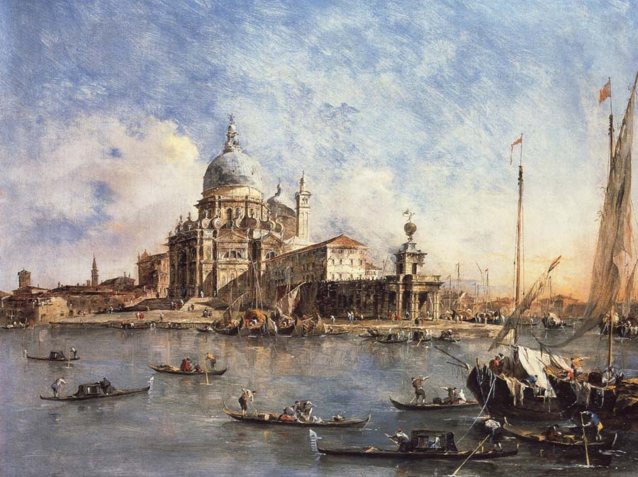 Venice The Punta della Dogana with S.Maria della Salute